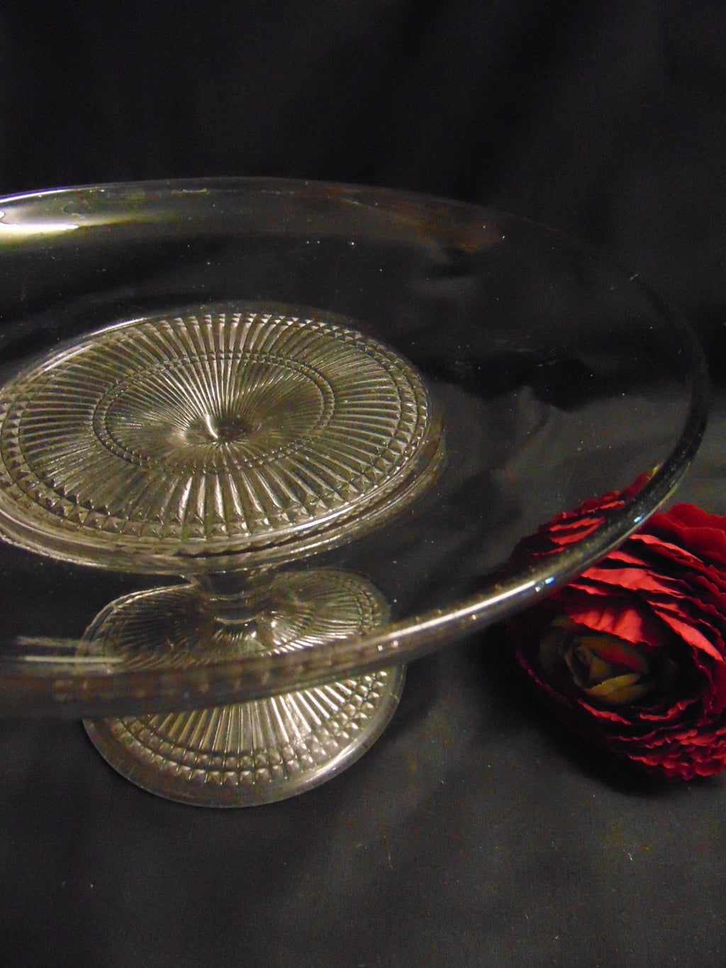 Edwardian Pressed Glass Comport