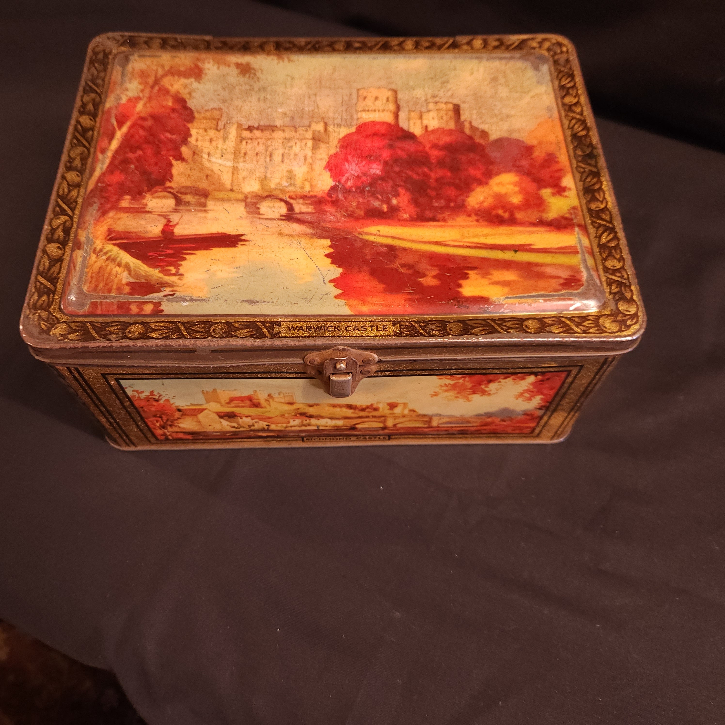 Bluebird Toffee Tin, Castles, Circa 1930's