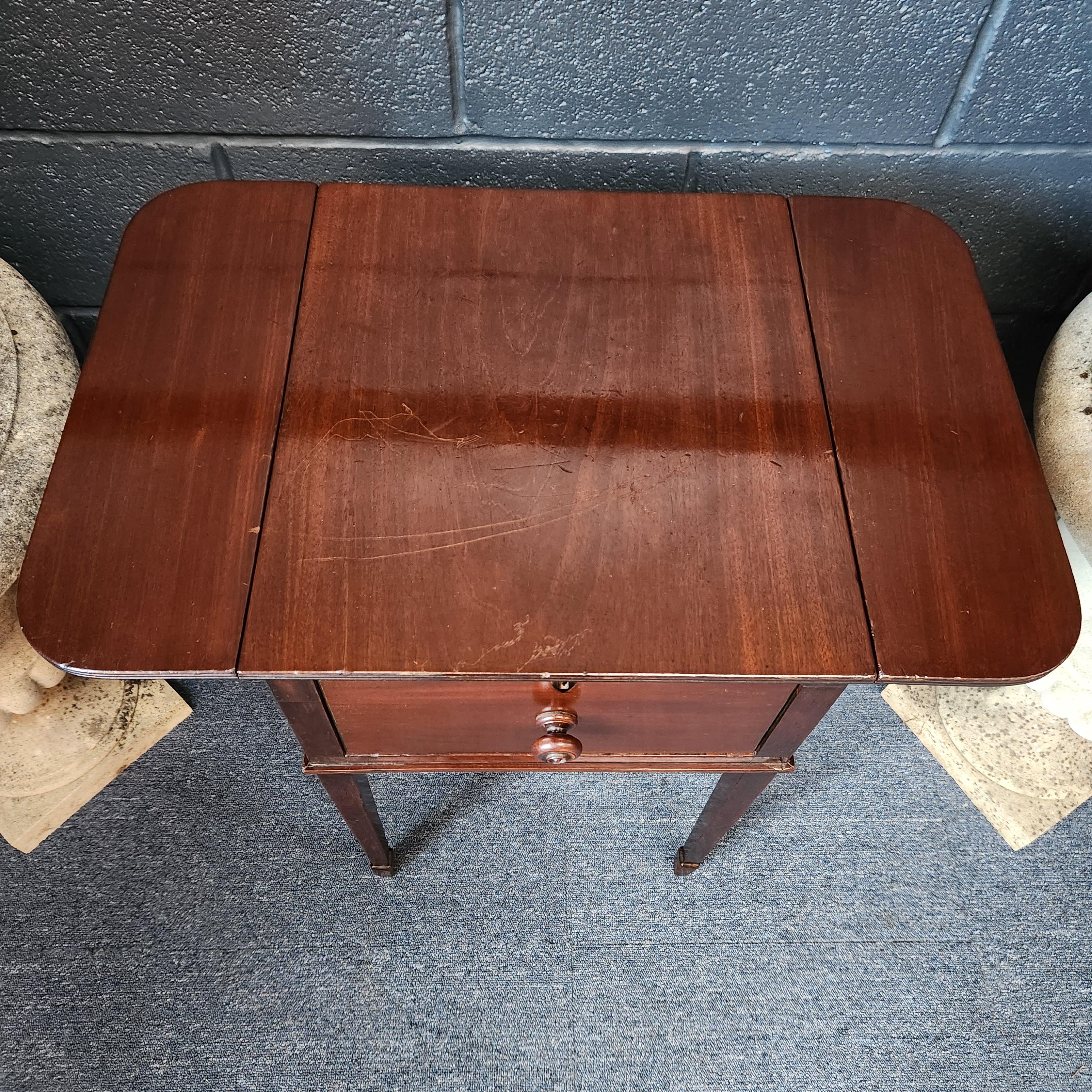 19th Century Mahogany Work Table
