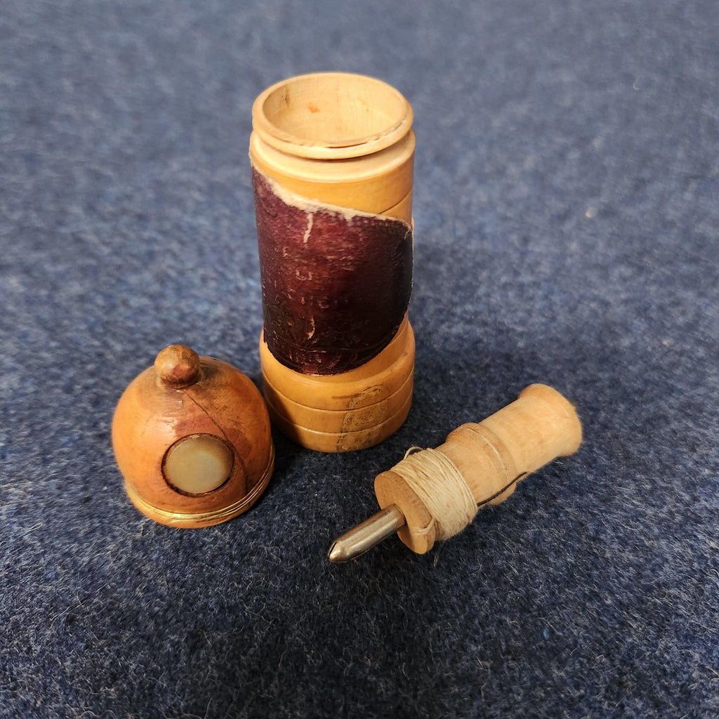 19th Century German Etui: Antique Sewing Case