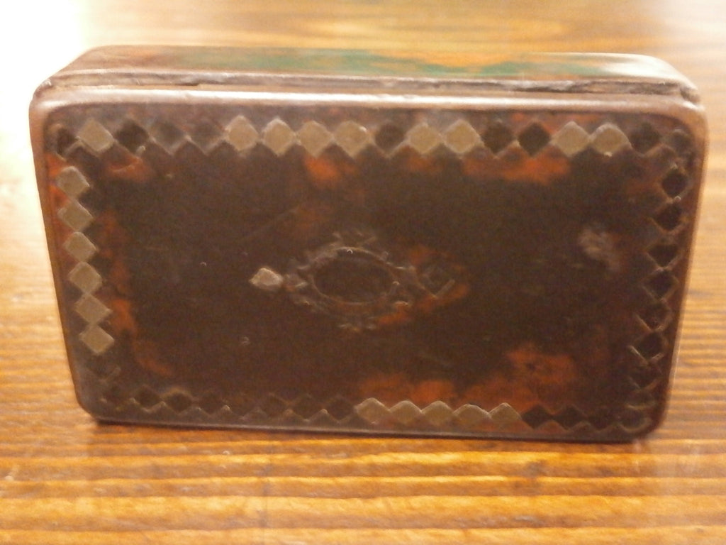 Georgian Paper Mache Snuff Box