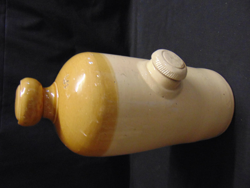Late 19thC Stoneware Hot Water Bottle - Vince Powell & Co, Bristol