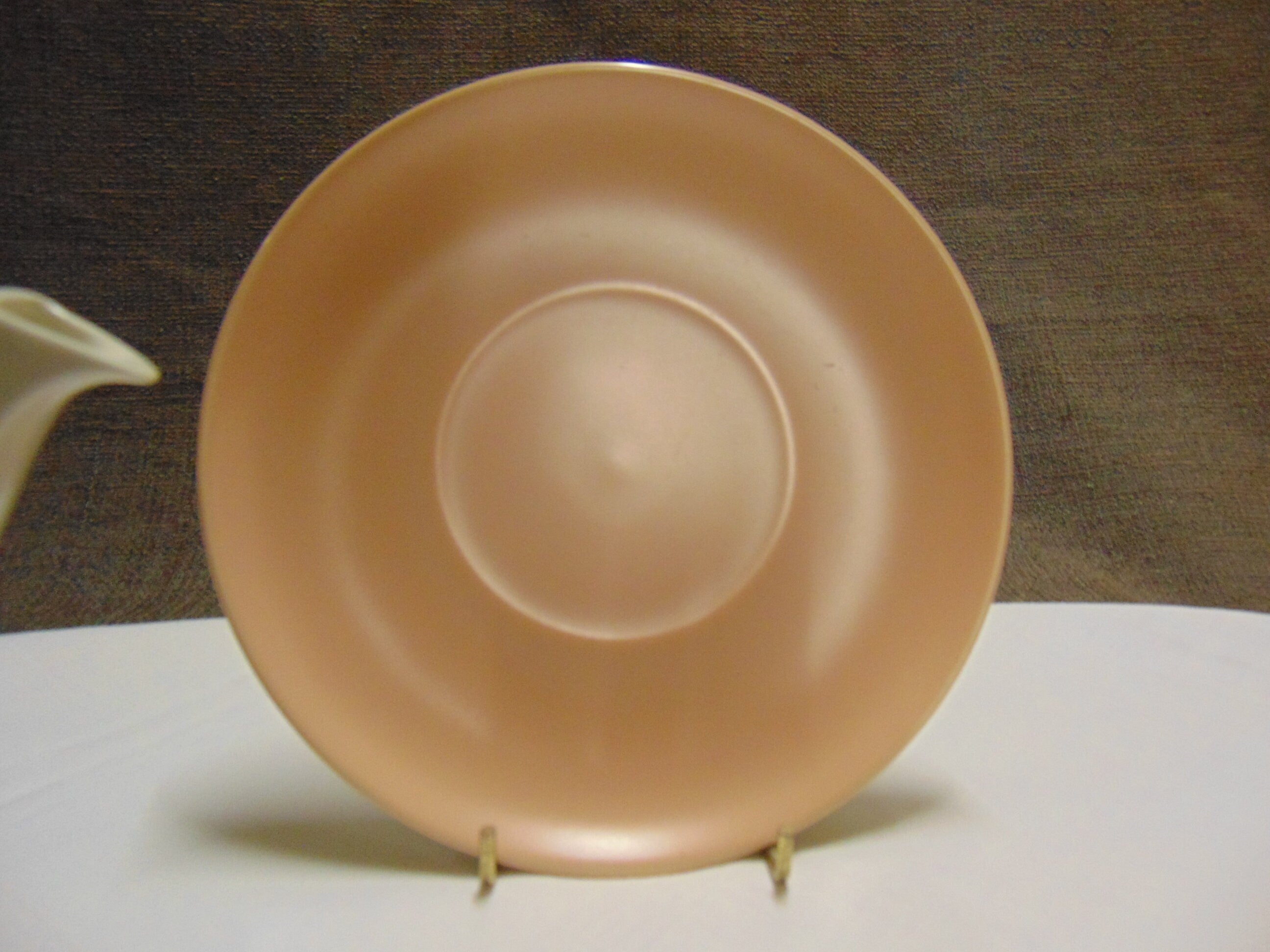 Vintage Poole Pottery Tea Set: Pink & Grey Twintone Teapot, Cup, Saucer