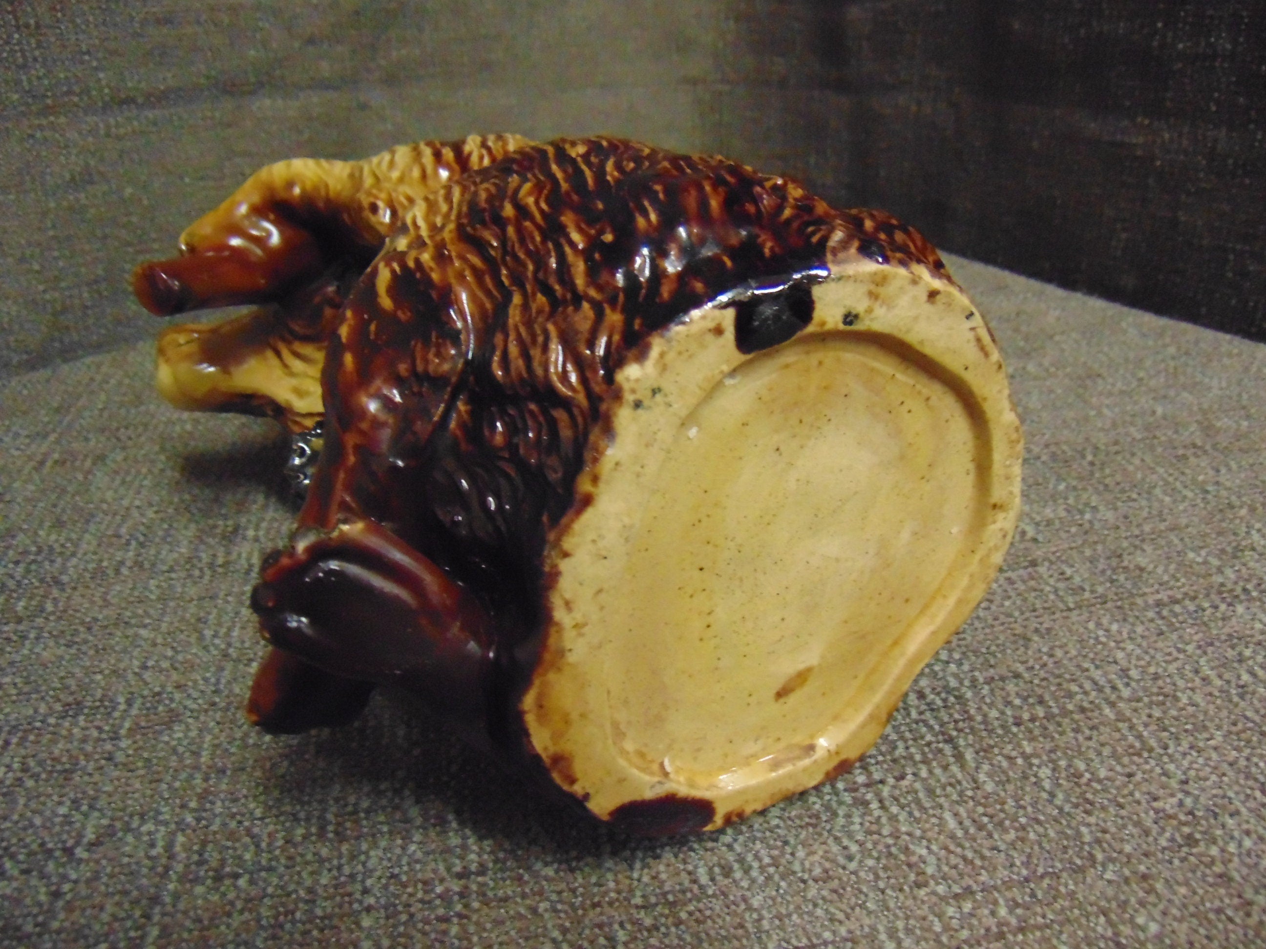 Joseph Holdcroft Majolica Bear Jug - Victorian circa 1875