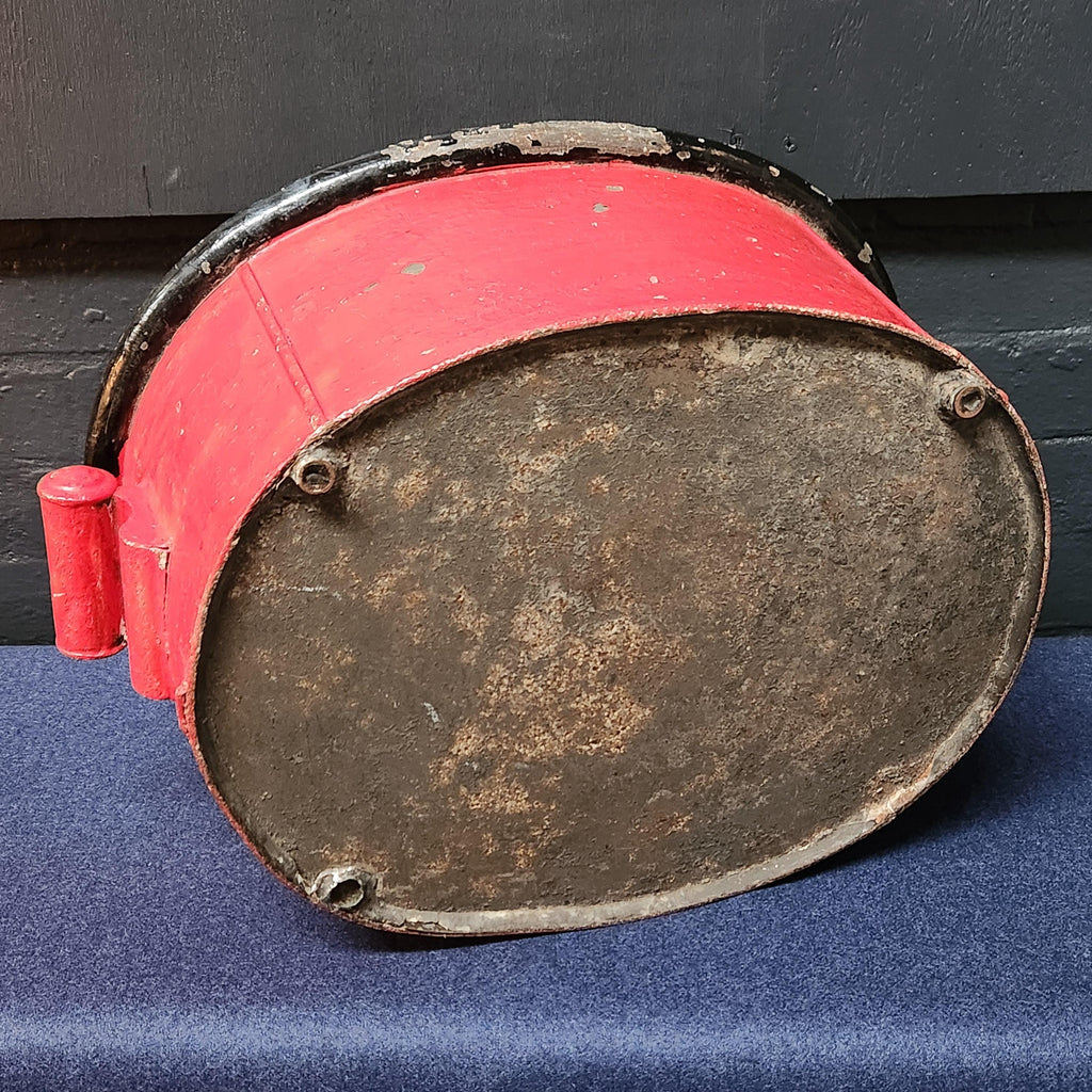 Late 18th century Georgian Painted Tin Foot Bath