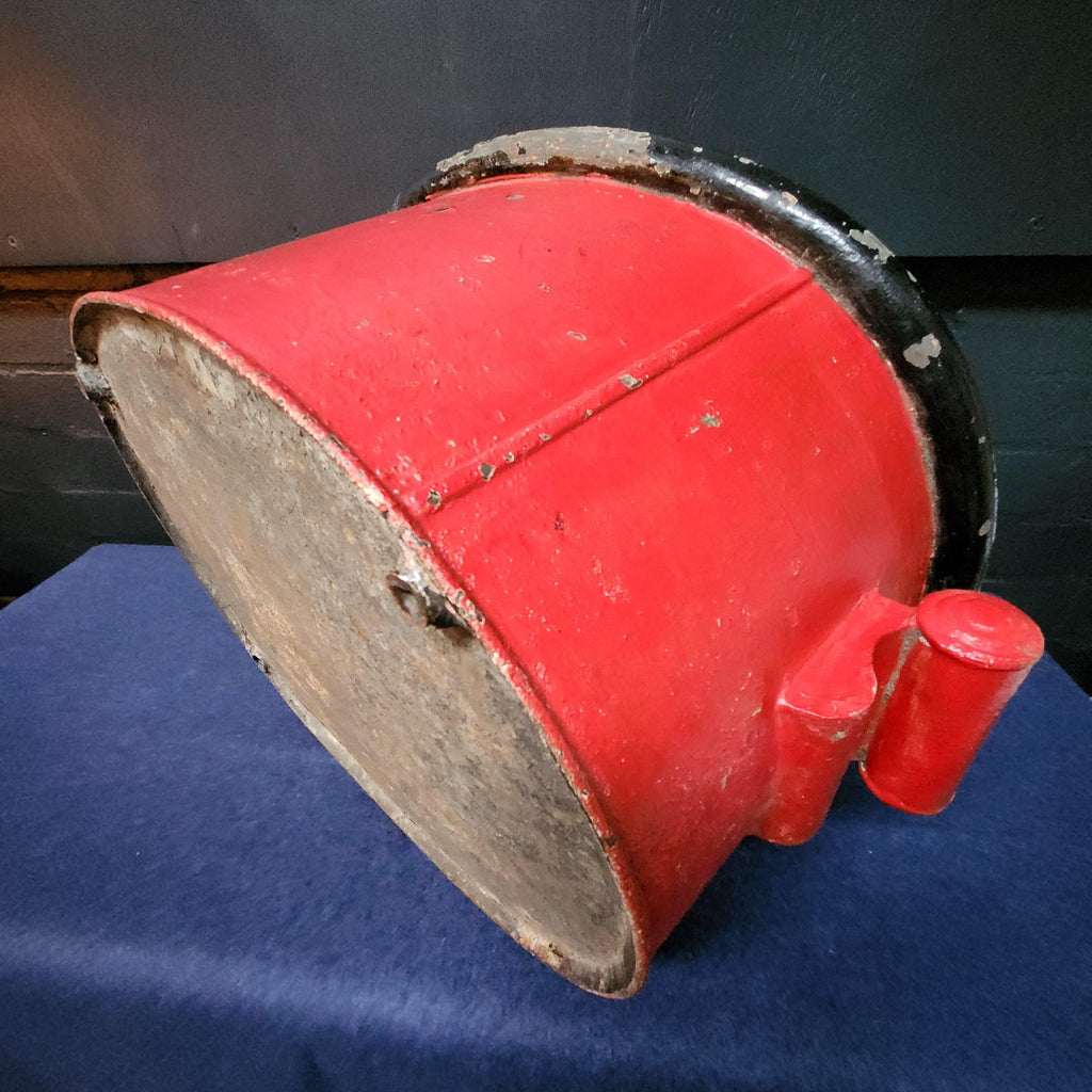Late 18th century Georgian Painted Tin Foot Bath