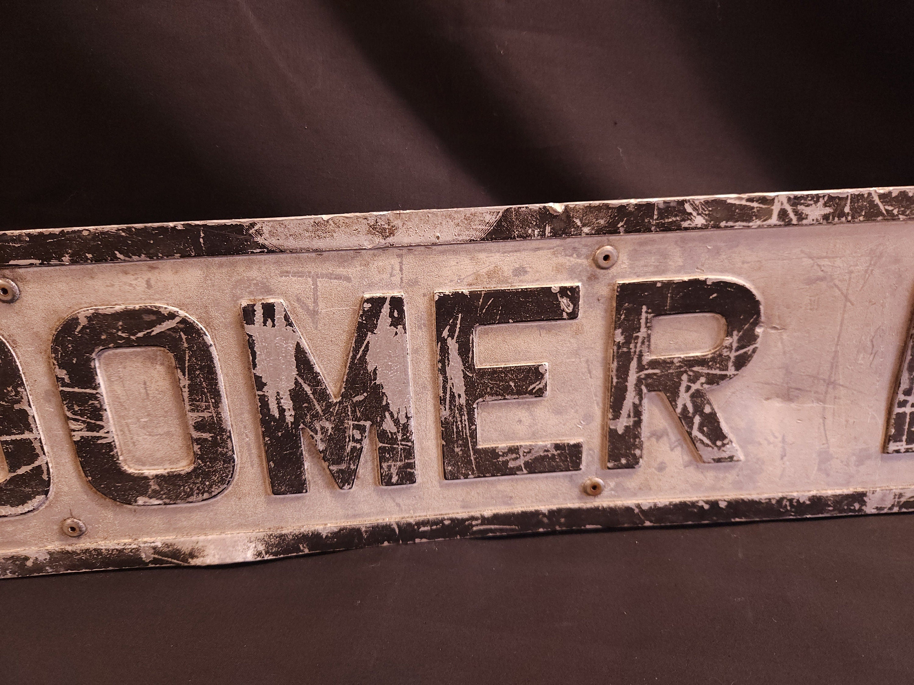 Mid Century Street Name Sign - Droomer Drive