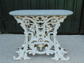 Victorian Cast Iron Marble Topped Table