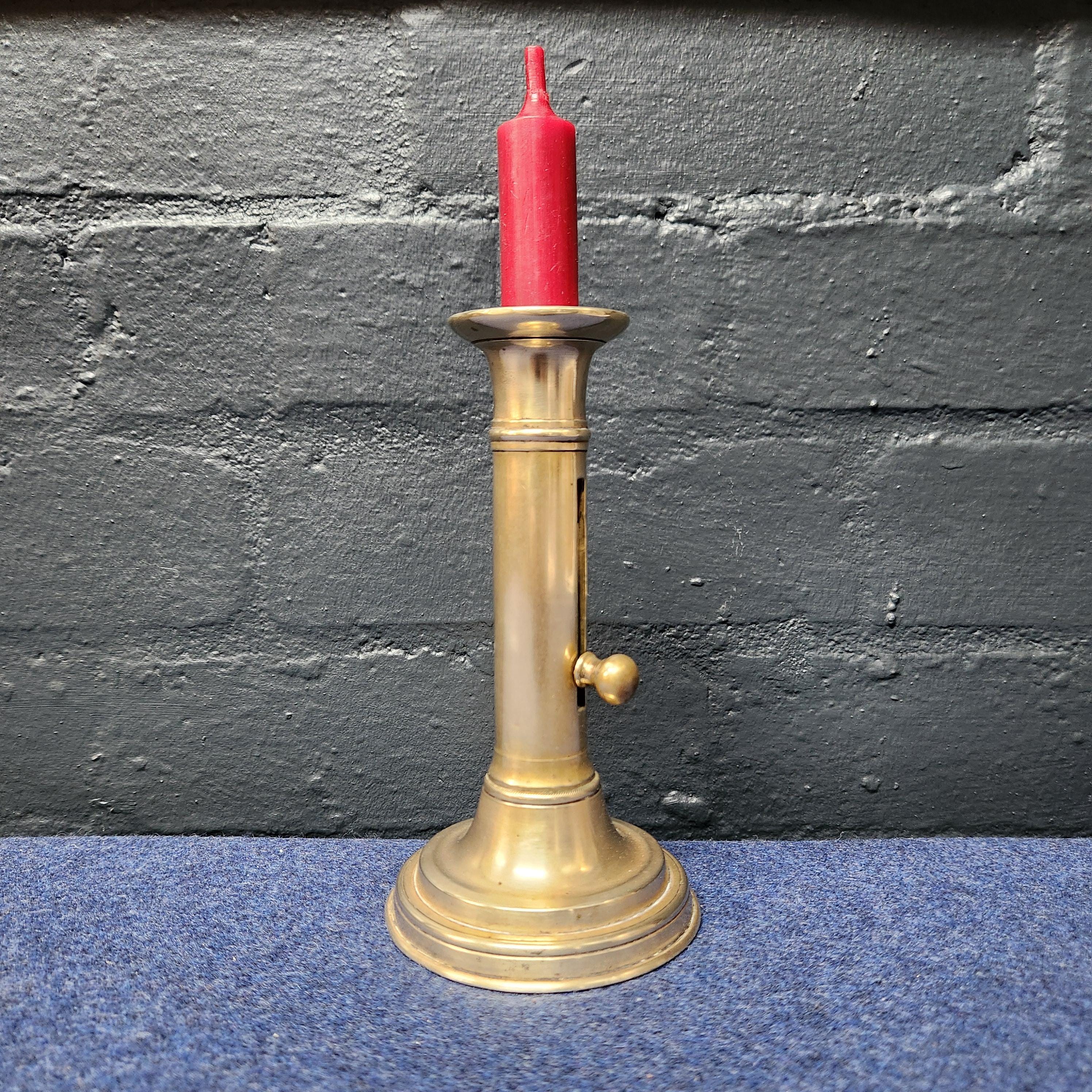 Georgian Brass Candlestick - Slide Adjuster