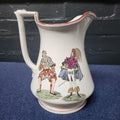 SOLD **** 19thC Elsmore & Forster Jester Puzzle Jug