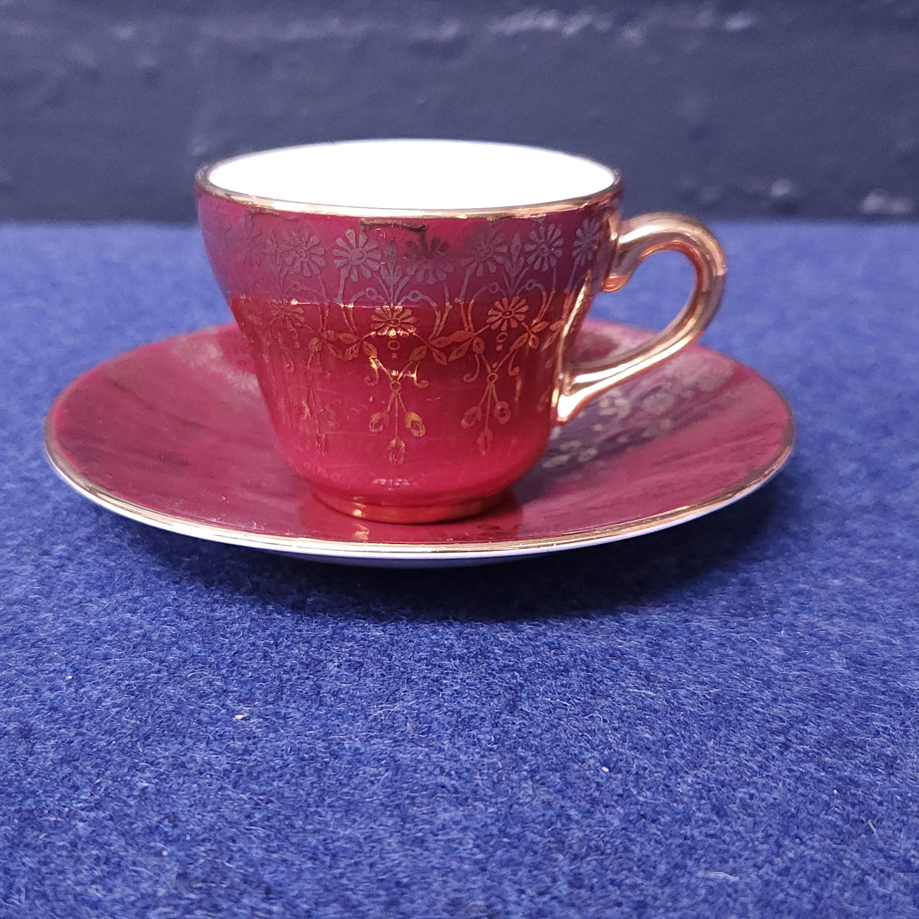 Swinnertons Demitasse Coffee Cup & Saucer, Nestor Vellum Pattern