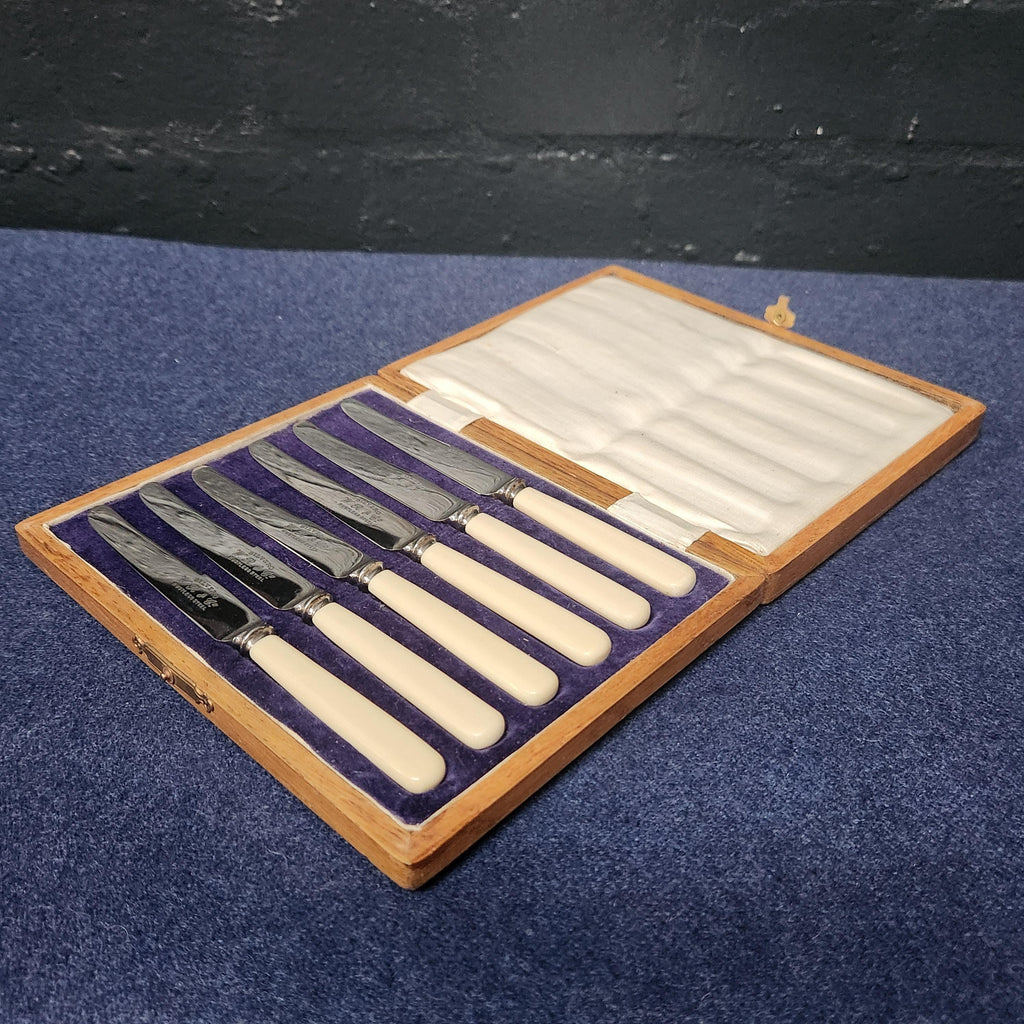 Cased Set of Dessert Cutlery