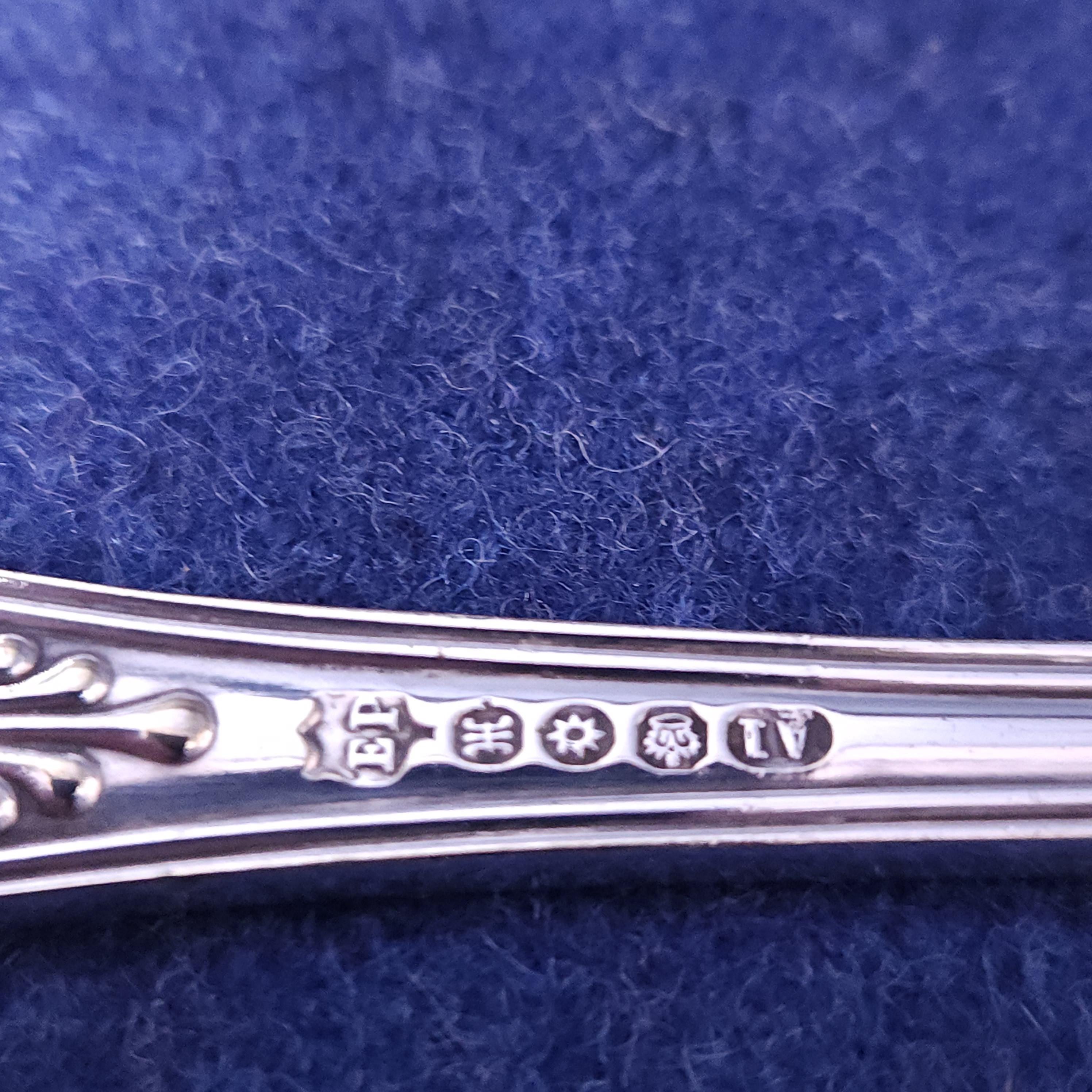 Early 20thC Cased Silverplated Berry Spoons