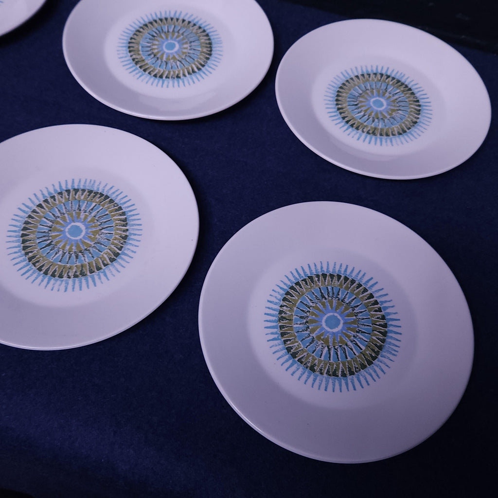 J G Meakin Aztec, Set of 8 Side Plates