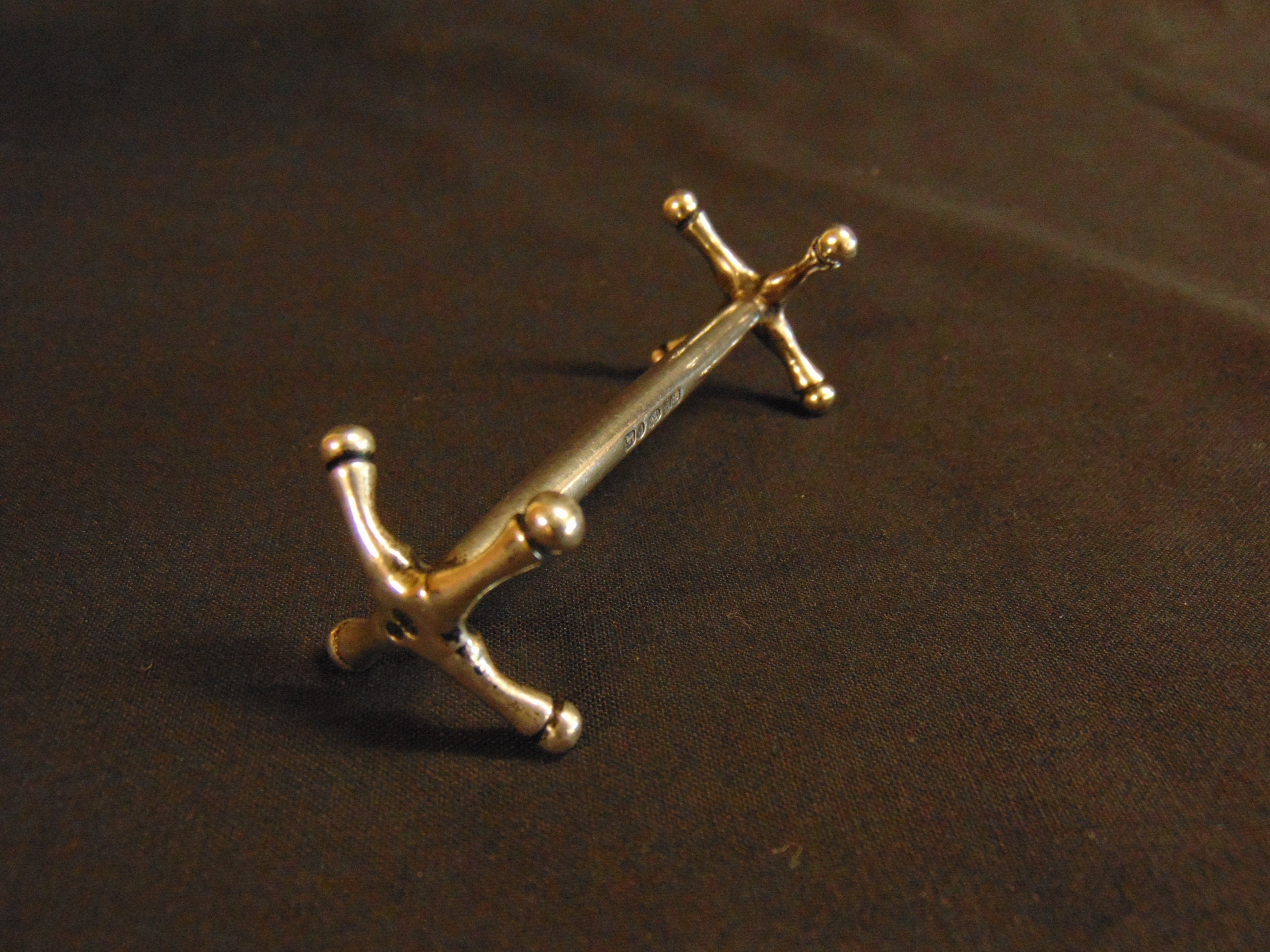 Hallmarked Silver Knife Rest, Birmingham 1844