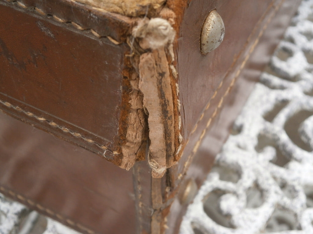 Vintage Leather Suitcase