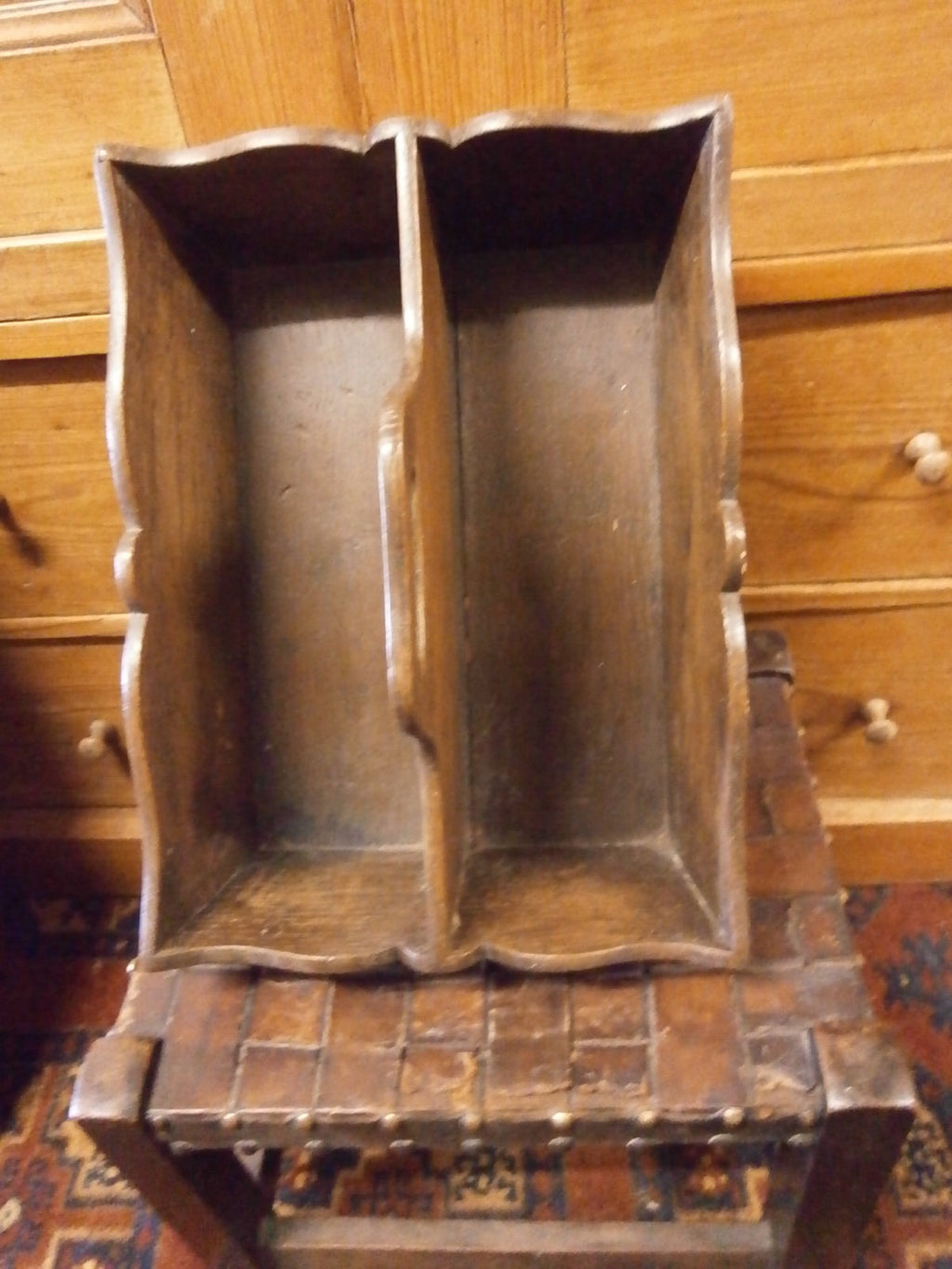 Victorian Oak Knife Box