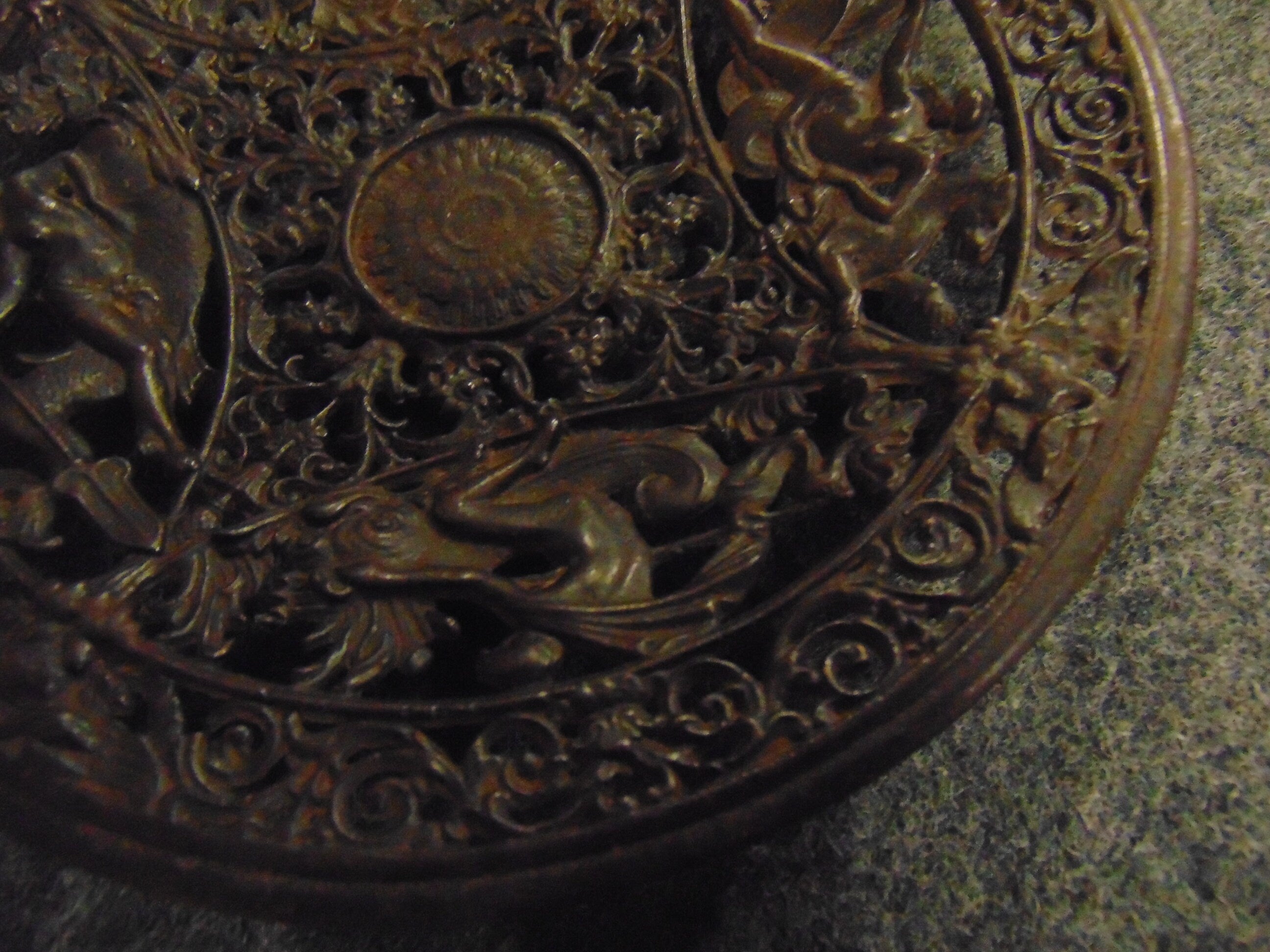 NOW SOLD **** Coalbrookdale Cast Iron Bowl Circa 1860