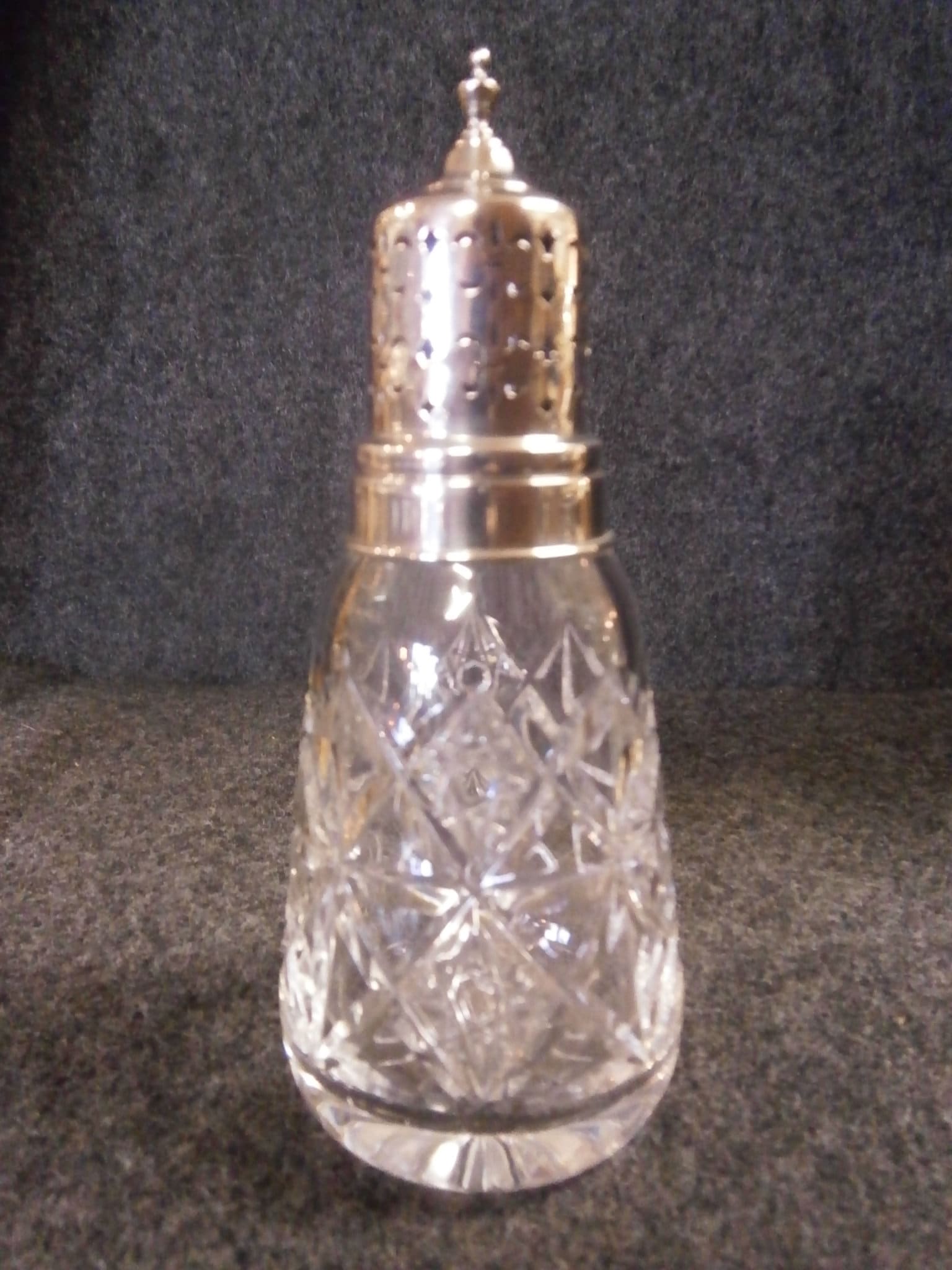 Vintage Silver Topped Sugar Castor