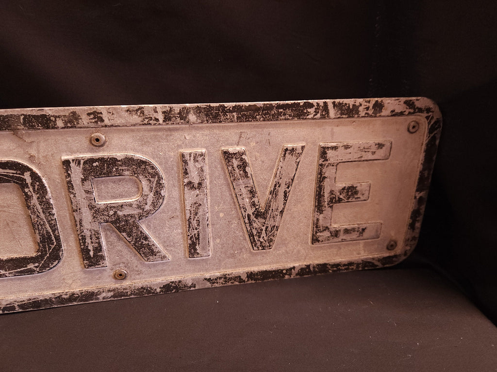 Mid Century Street Name Sign - Droomer Drive