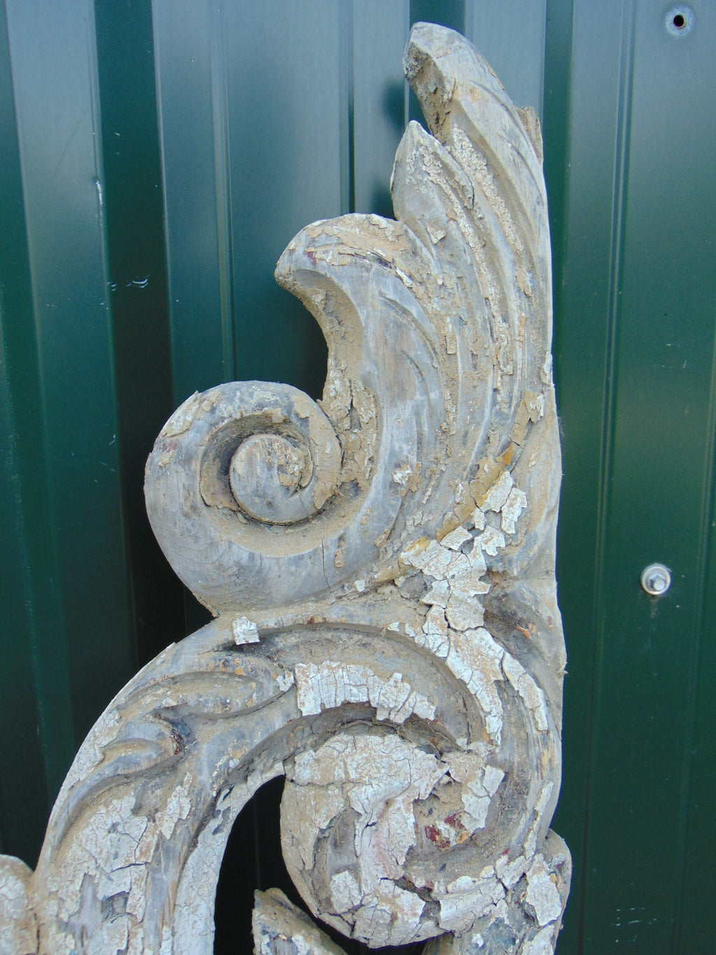 19th Century Carved Wooden Shelf Bracket