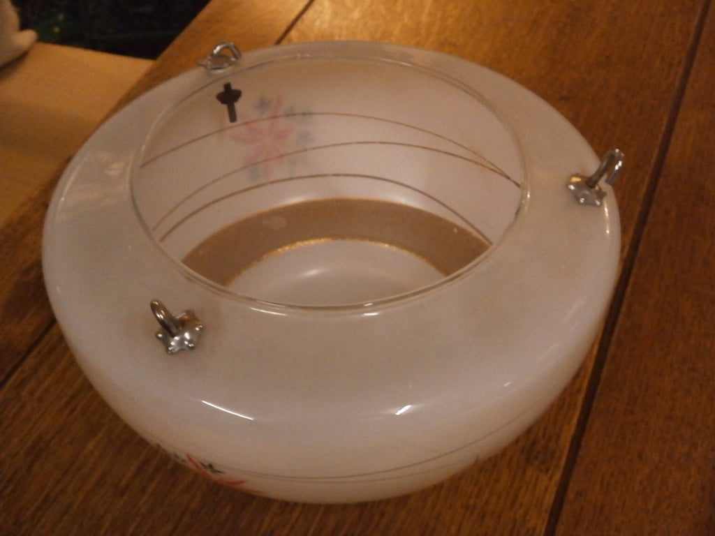 A 1950s Plafonnier Ceiling Shade, Fly Catcher,Retro Vintage.