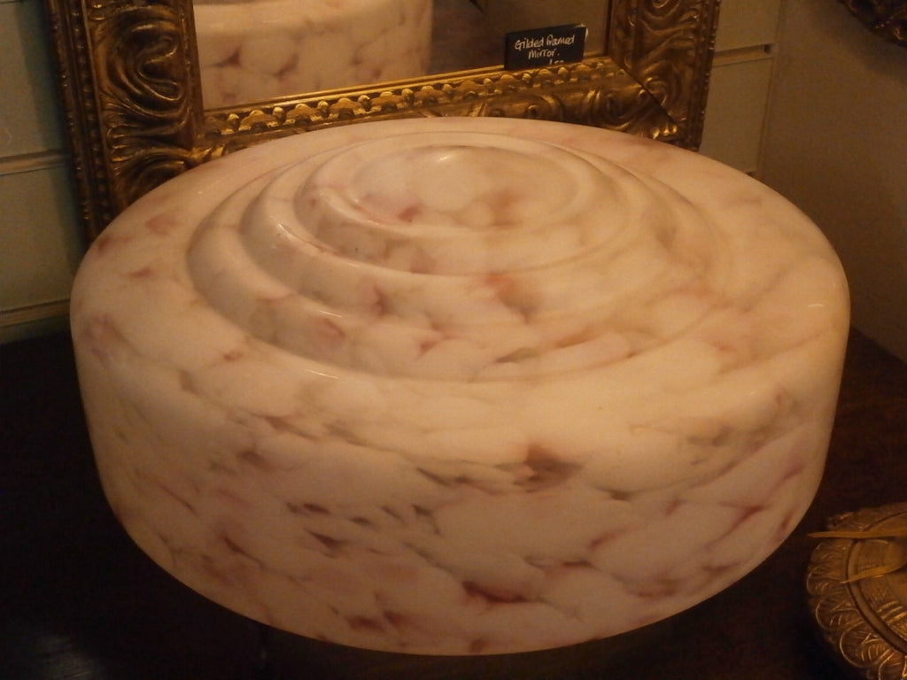 Large Plafonnier - Fly Catcher - Glass Ceiling Light - Art Deco - Vintage