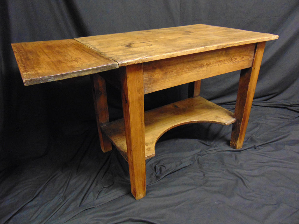 Stained Pine Antique Welsh Dairy Table