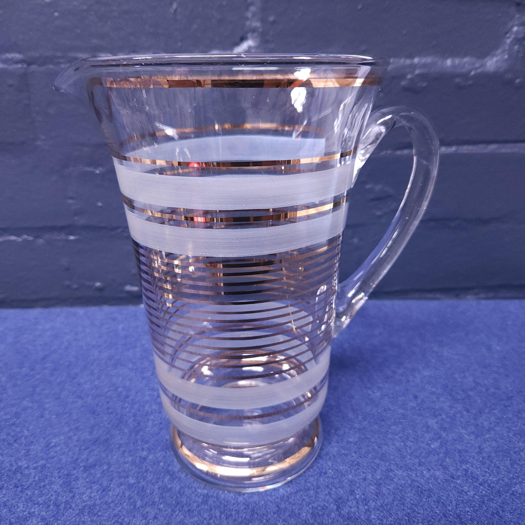 Art Deco Lemonade Set, Pitcher and Glasses
