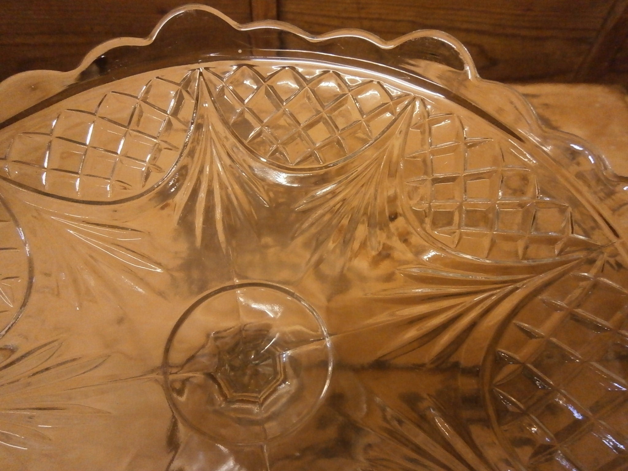 Edwardian Pressed Glass Comport