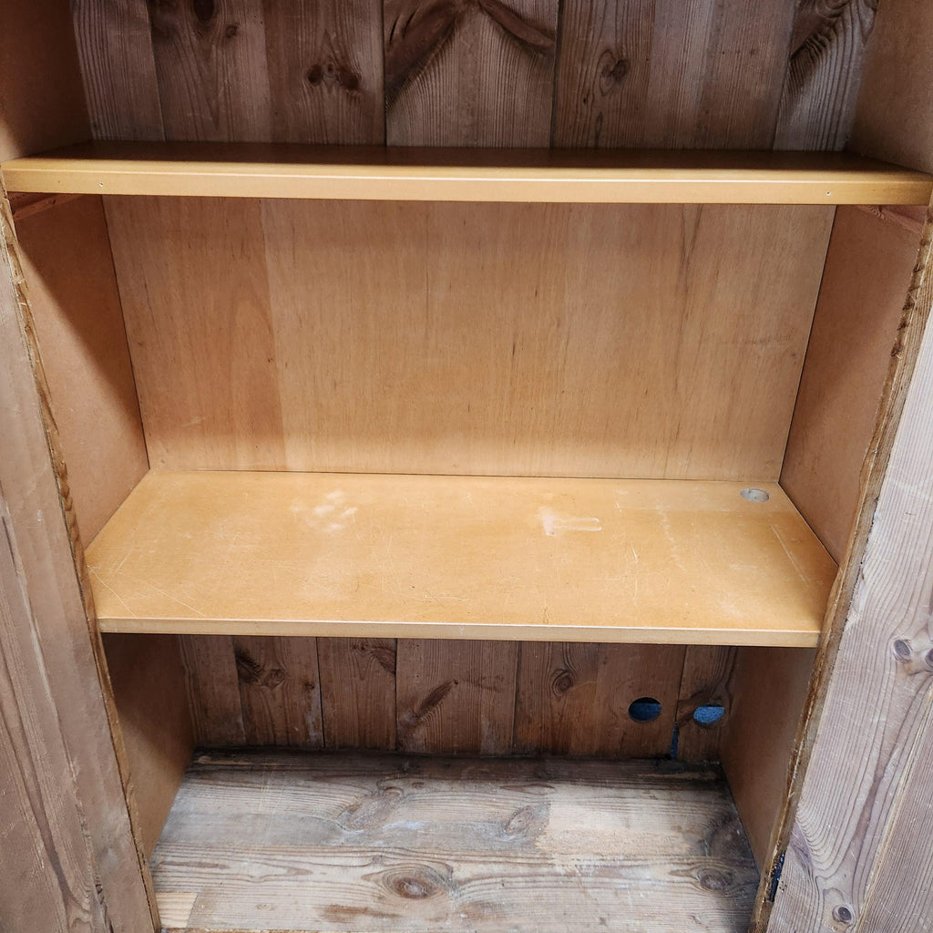 19thC Continental Pine Larder Cupboard