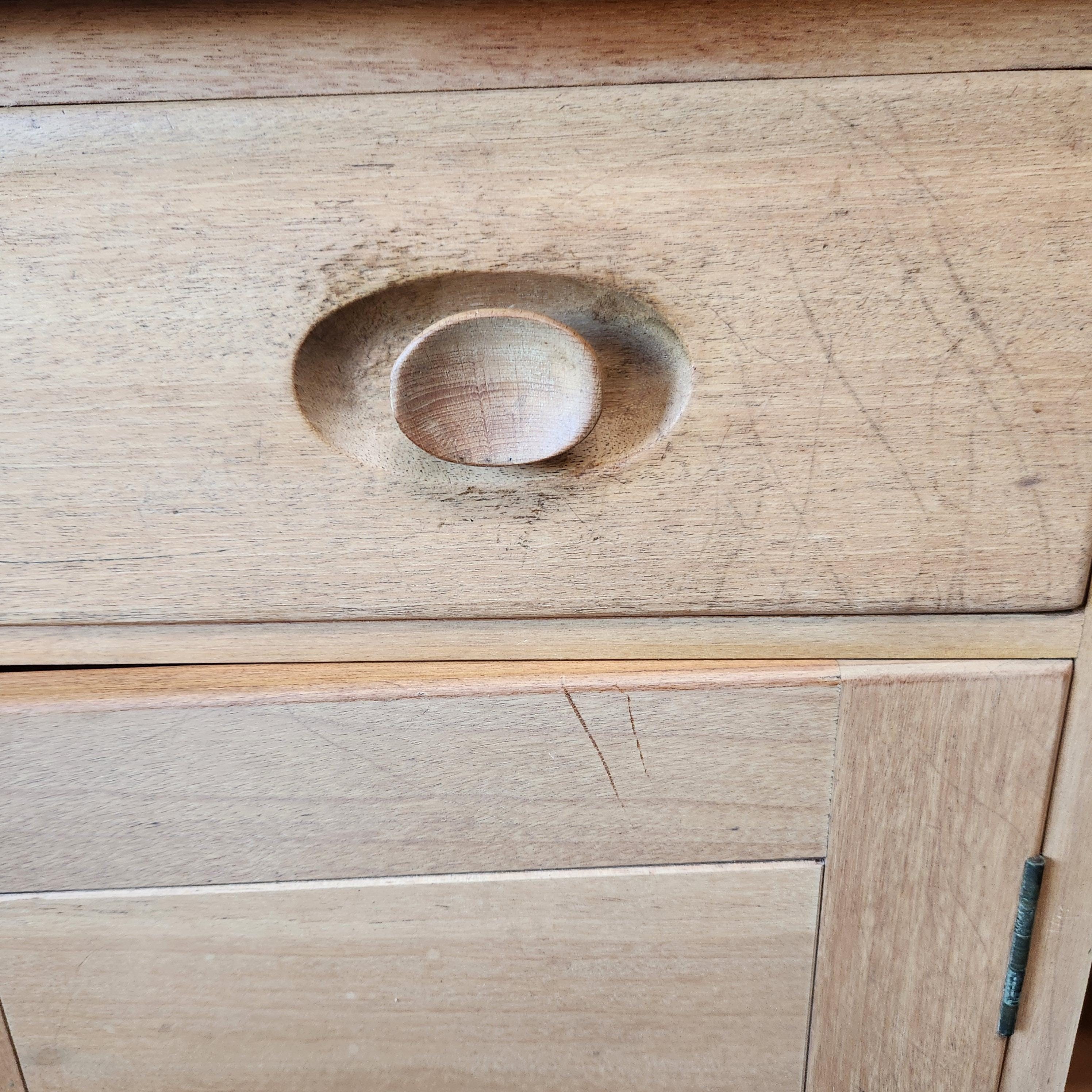Model 361 Ercol Elm Sideboard, Lucian Ercolani Circa 1957-1972