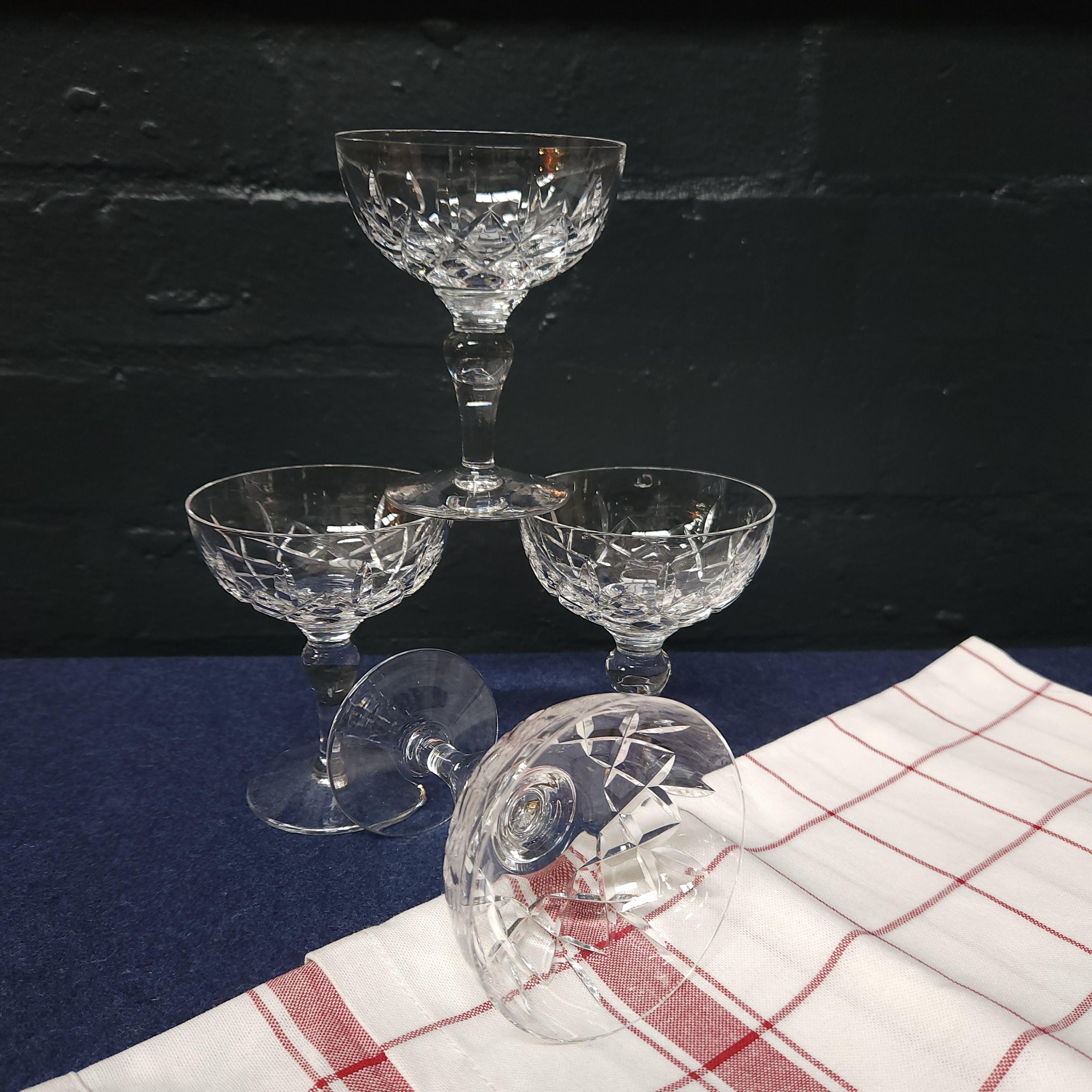 Set of 4 Champagne/Cocktail Coupes