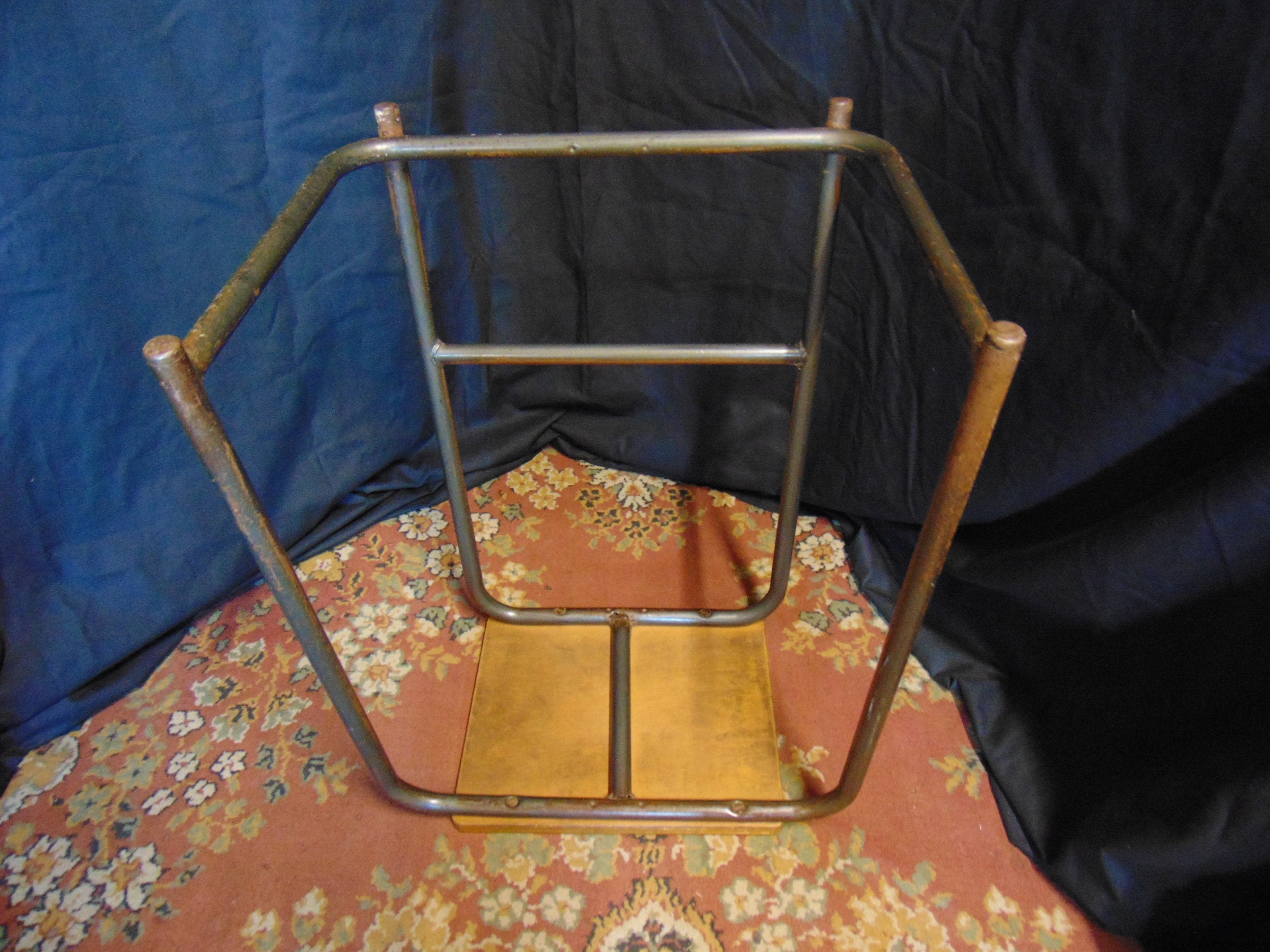 Mid Century School Science Lab Stool