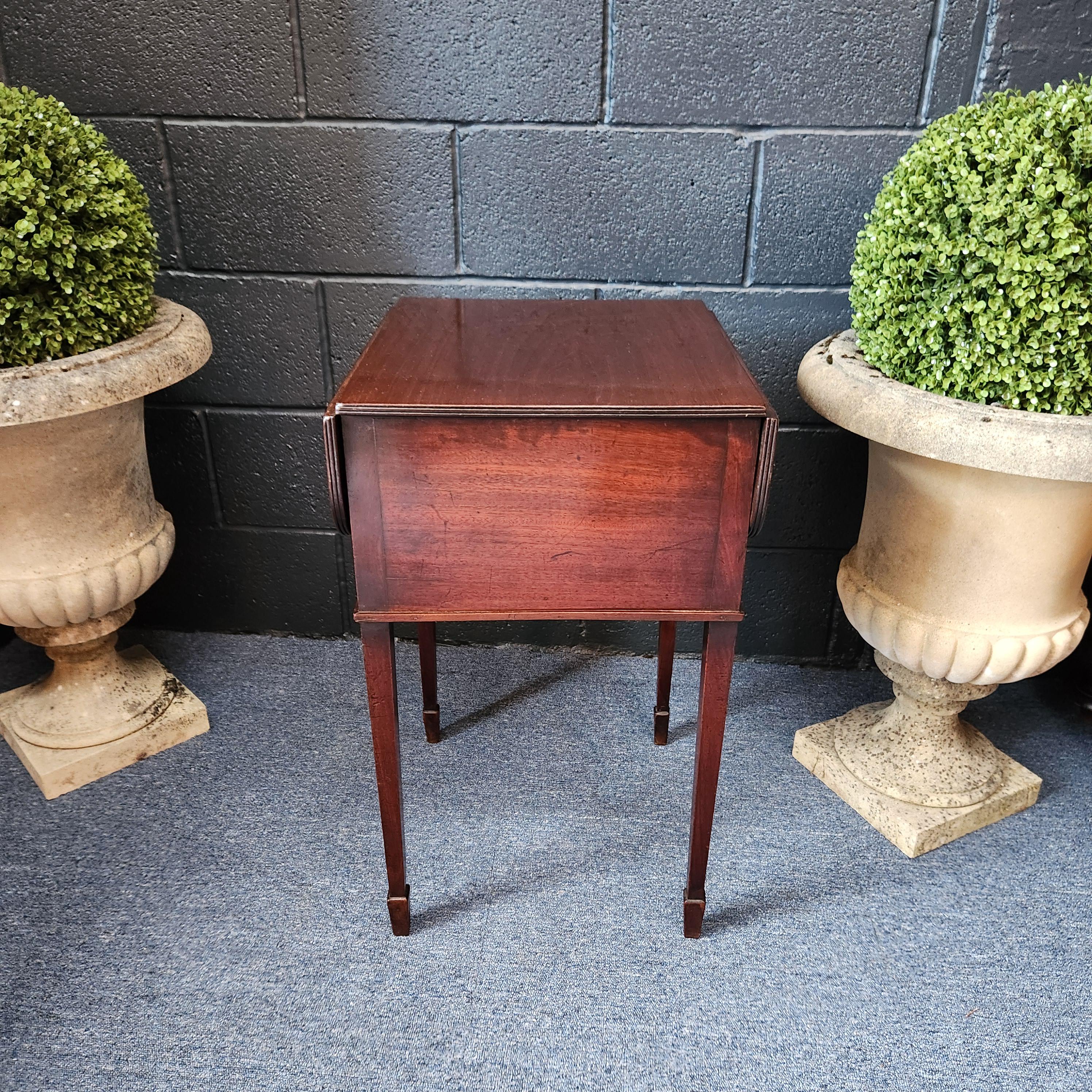 19th Century Mahogany Work Table