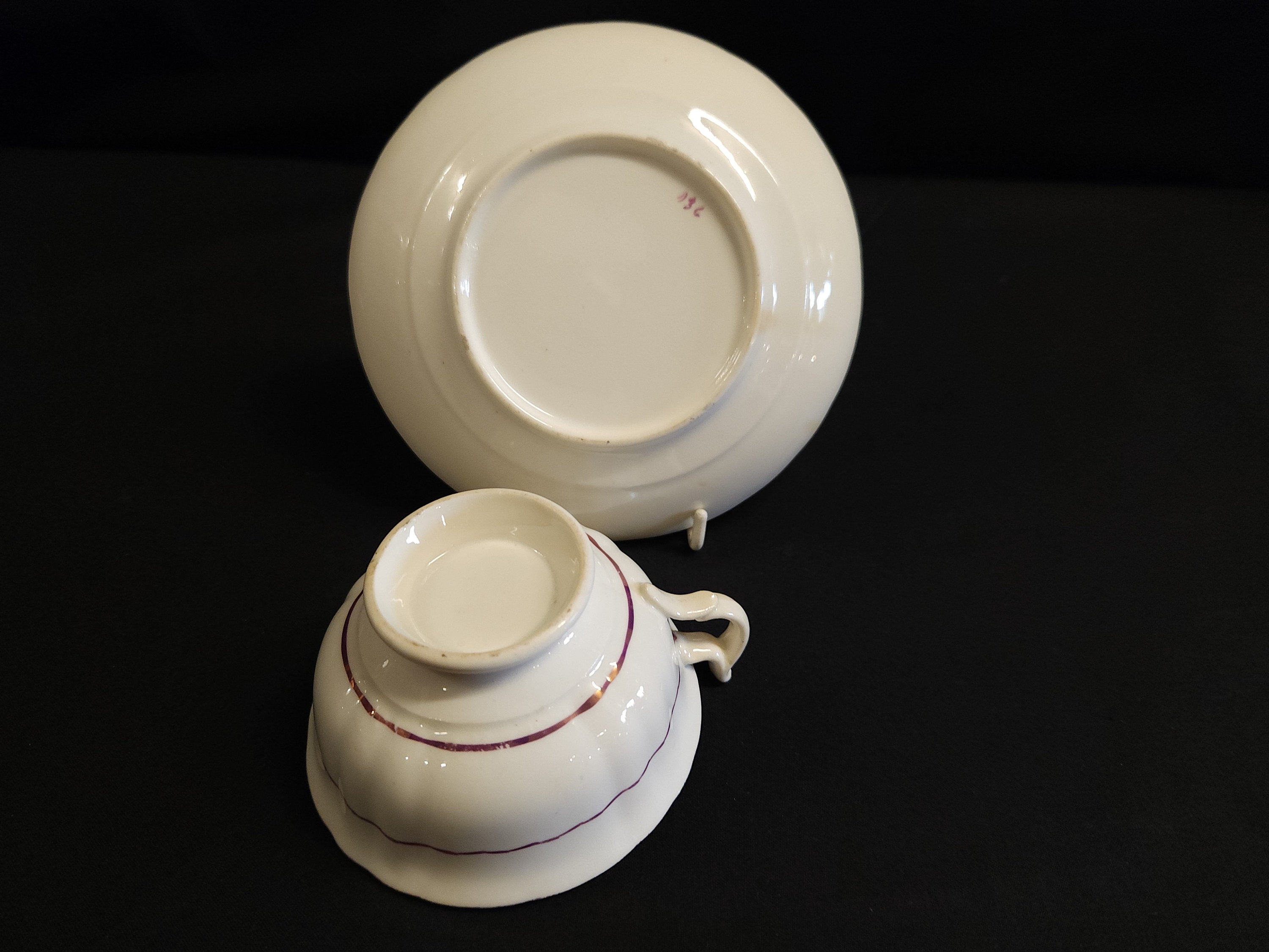 Early 19th Century Pearware Teacup & Saucer