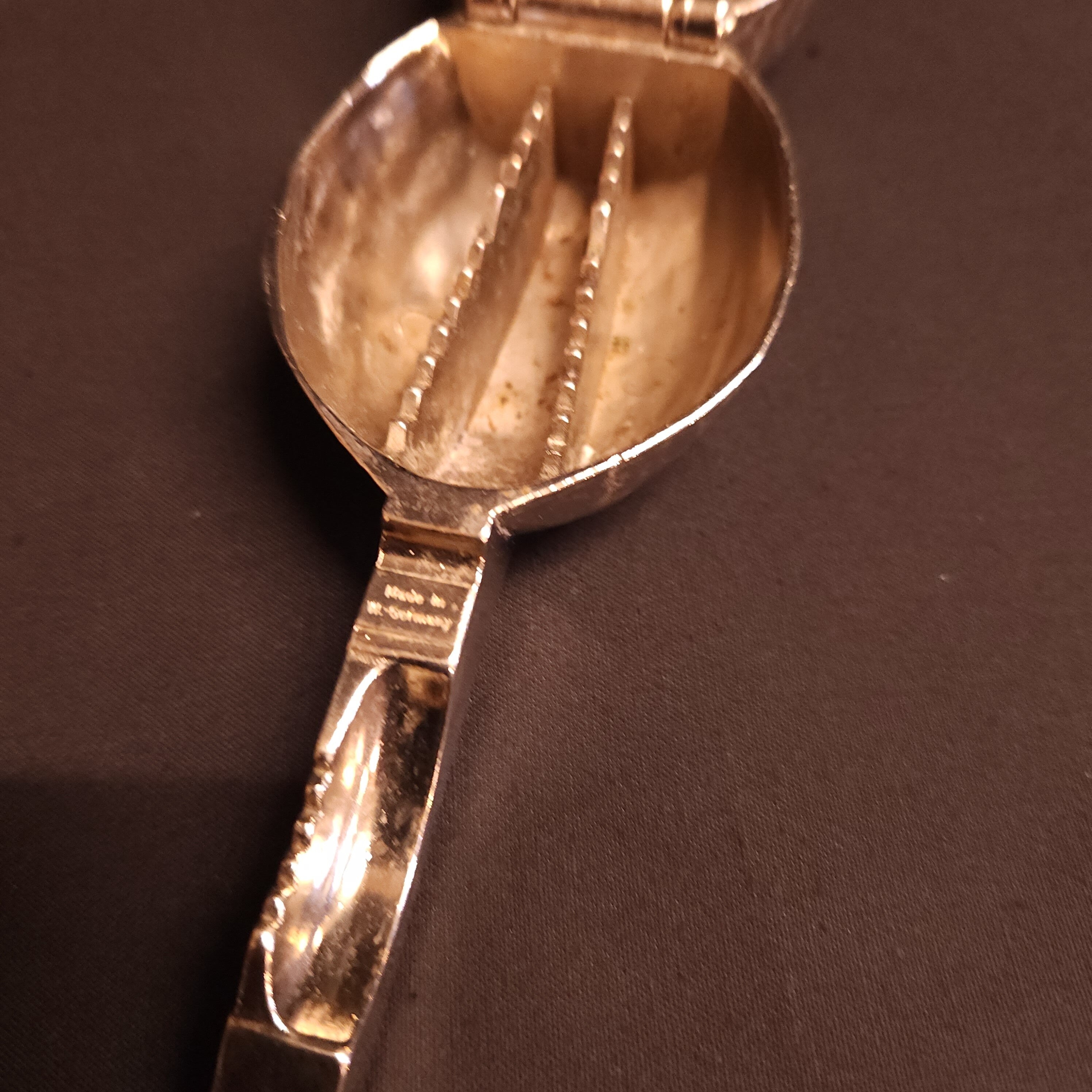 Walnut Shaped Nutcracker, Made in West Germany, Circa 1960