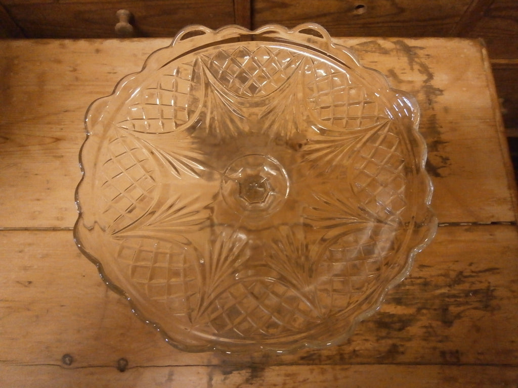 Edwardian Pressed Glass Comport