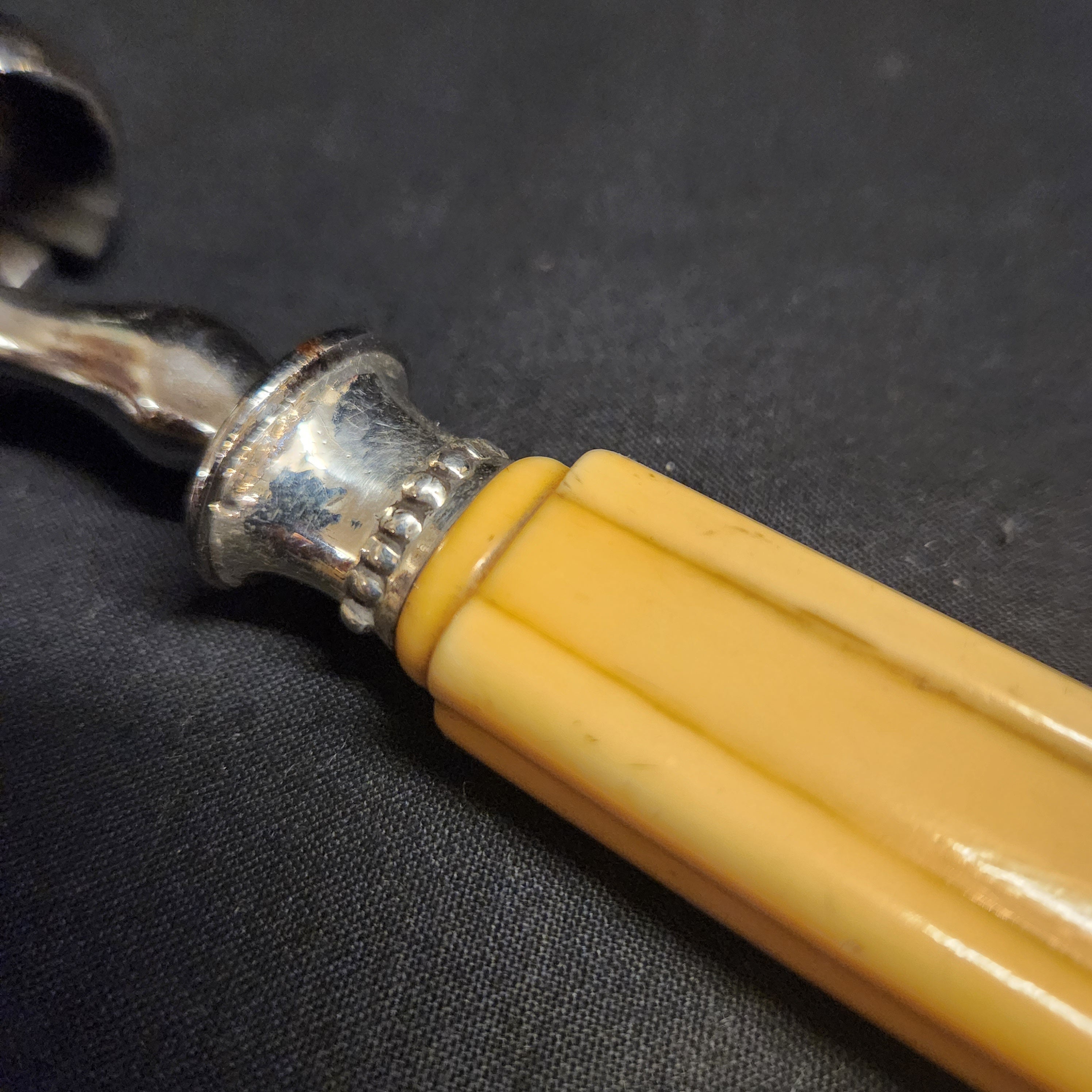Bone Handled, French, Ham Bone Holder