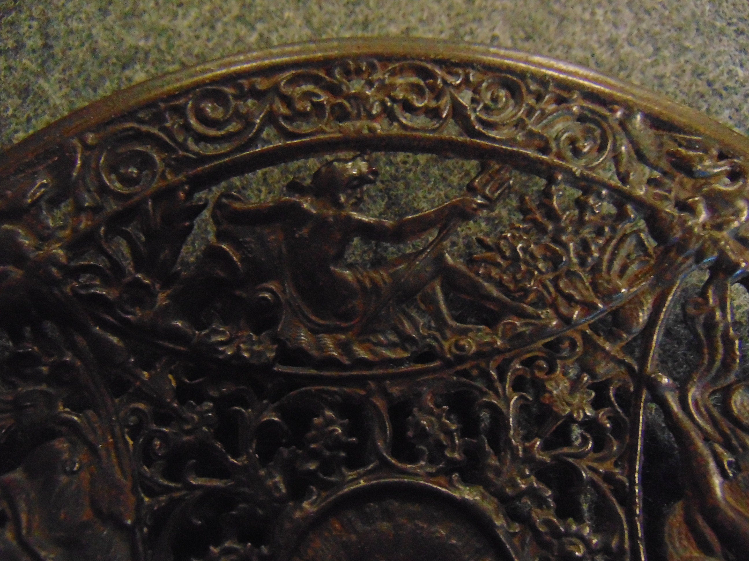 NOW SOLD **** Coalbrookdale Cast Iron Bowl Circa 1860