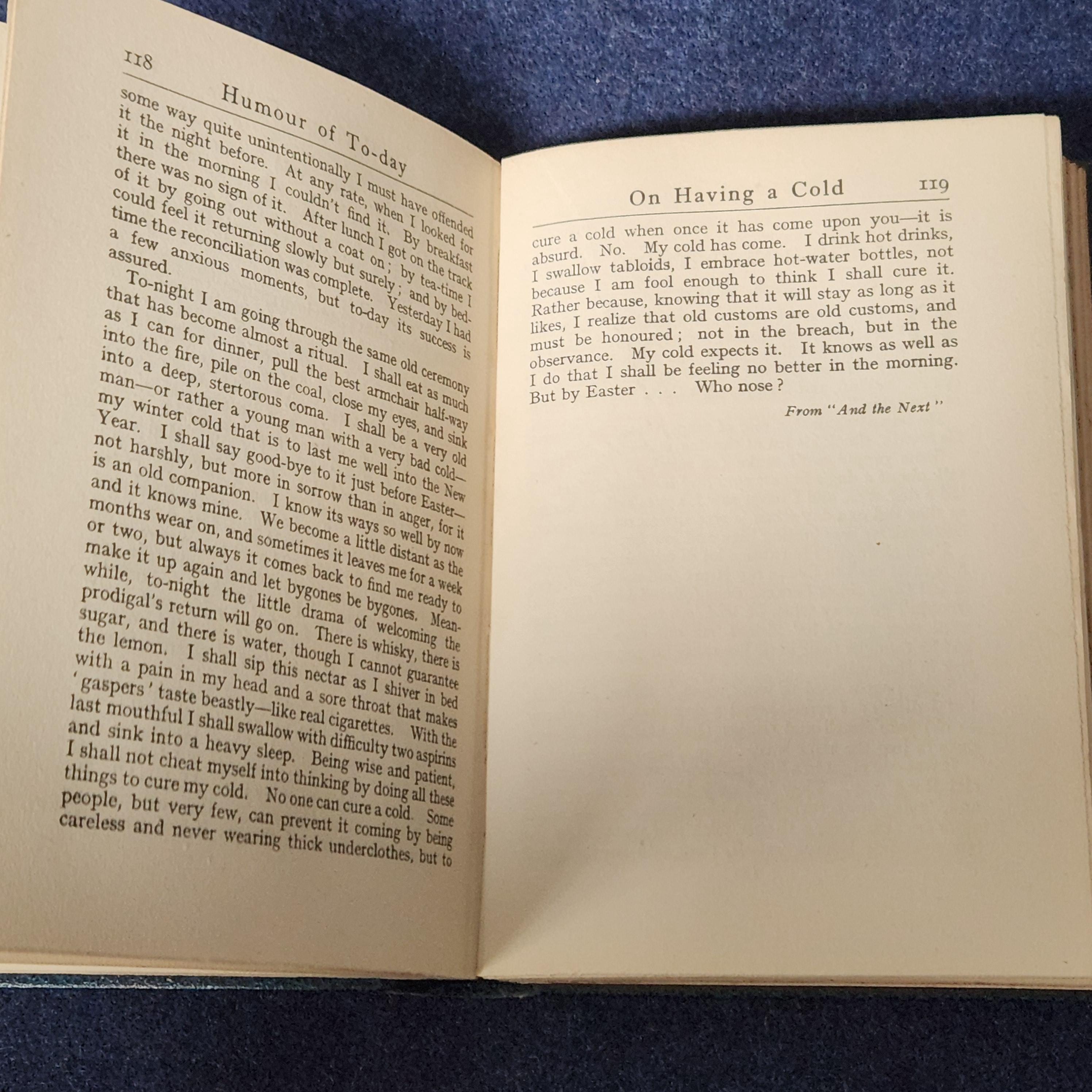 Humour of Today - Selected by F H Pritchard - George G Harrap 1927