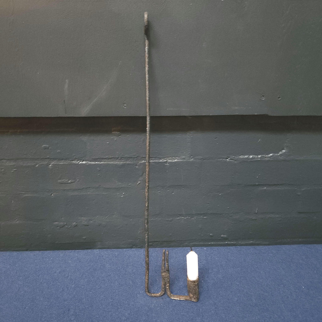 Welsh Hanging Rushlight and Candle Holder, circa late 18th Century