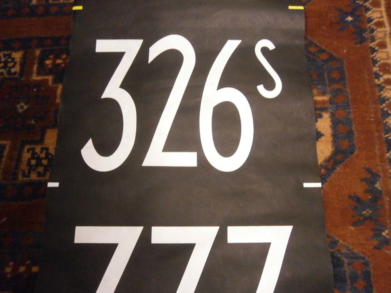 London Transport Bus Blind Route Number