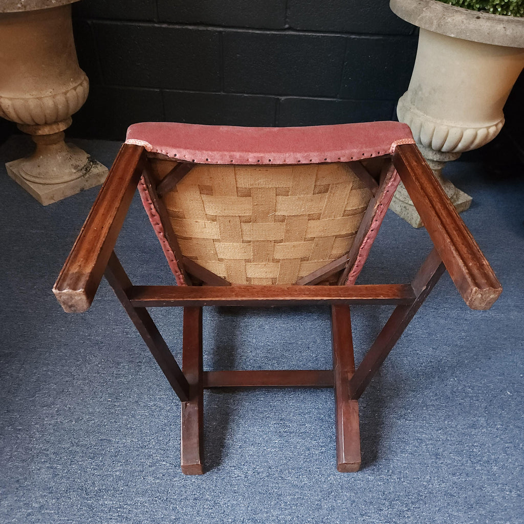 Set of Six George III 'Wavy' Ladderback Mahogany Dining Chairs