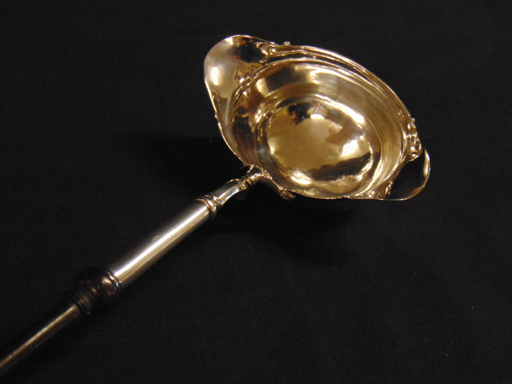 Georgian Silver Hallmarked Double Spouted Toddy Ladle