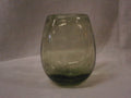 Whitefriars Controlled Bubble Vase in Ocean Green - Vintage - Retro