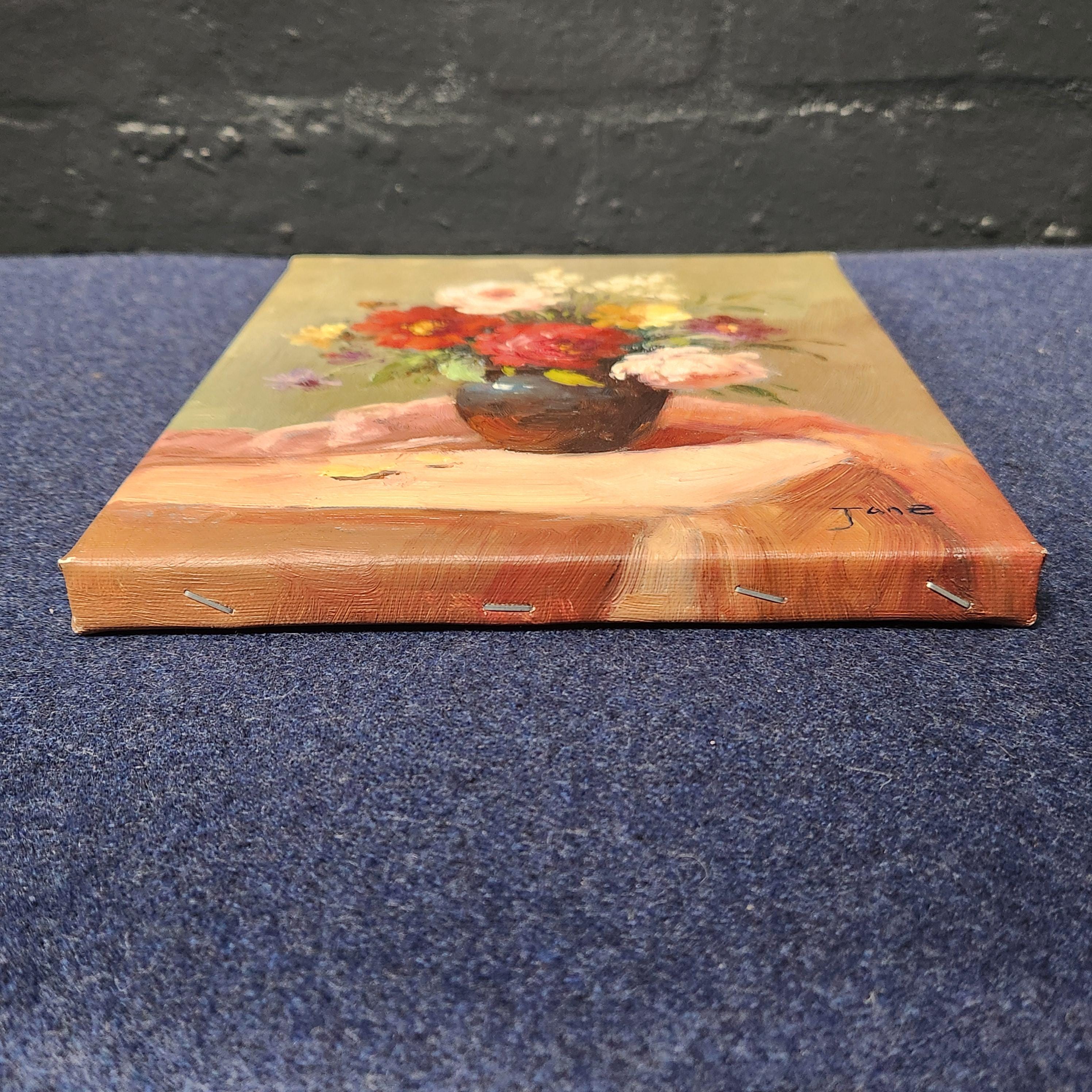 Small Still Life Oil on Canvas - Unframed