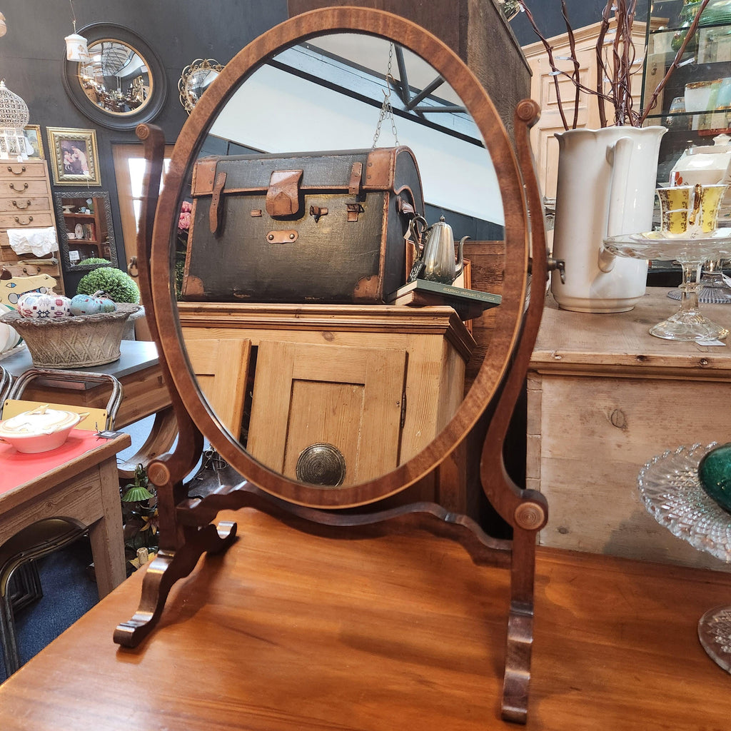 Late 19thC Mahogany Dressing Table Swing Mirror