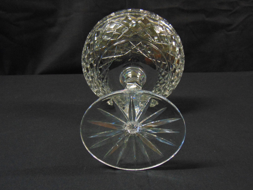 Victorian Hand Cut Crystal Pedestal Comport