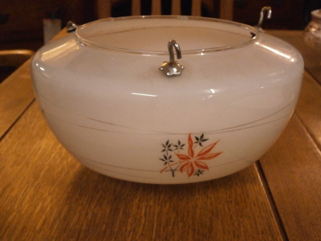 A 1950s Plafonnier Ceiling Shade, Fly Catcher,Retro Vintage.